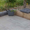 Picture of Brett Chaucer Concrete Textured Paving Slabs 450x450x32mm Charcoal