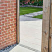Picture of Brett Chaucer Concrete Textured Paving Slabs 600x600x35mm Charcoal 