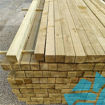 Picture of 75x75 x 2.4m Green Treated Timber Fence Post