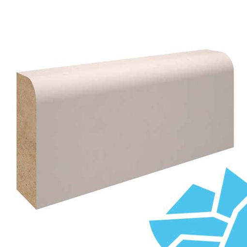 Picture of 18x44mm Round 1 Edge MDF Primed Architrave Mouldings