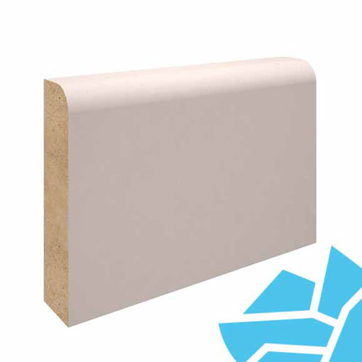 Picture of 18x68mm Round 1 Edge MDF Primed Architrave Mouldings