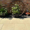 Picture of Brett Stamford Riven Concrete Paving Slabs 450x450x32mm Buff 