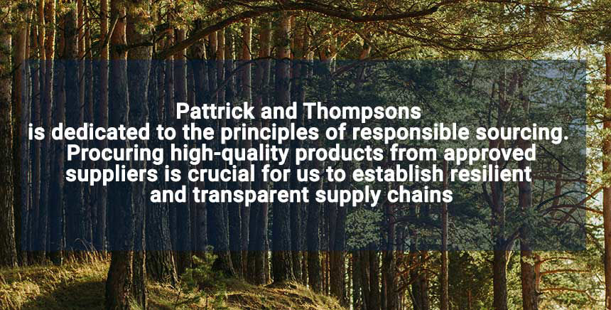 Pattrick and Thompsons sustainable timber products
